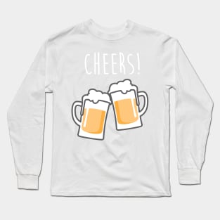 Cheers for peers with beer - Enjoy beer day with your friends Long Sleeve T-Shirt